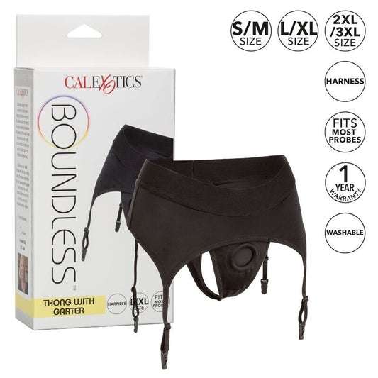 CALEXOTICS - BOUNDLESS STRING MET JARRETEL S/M