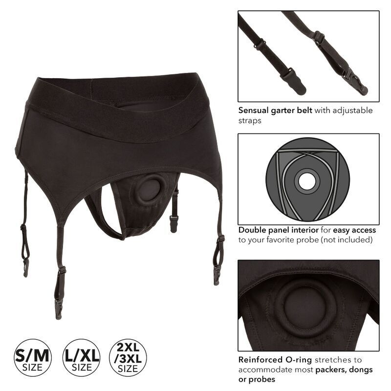 CALEXOTICS - BOUNDLESS STRING MET JARRETEL S/M