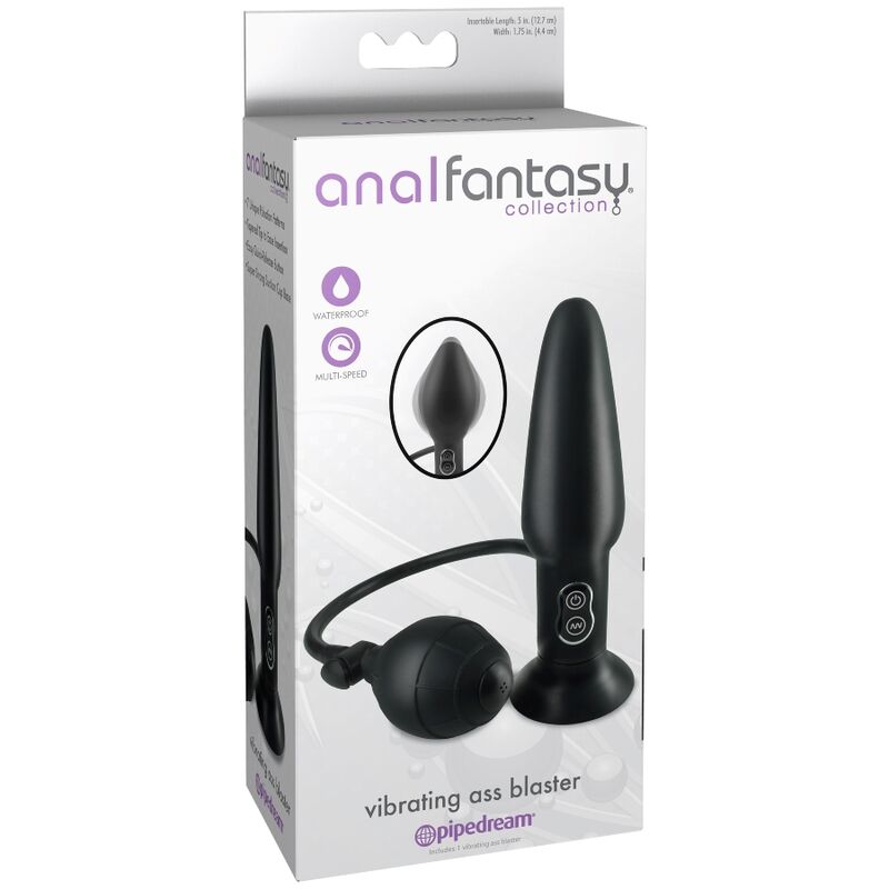 ANALE FANTASIE - OPBLAASBARE PLUGVIBRATOR