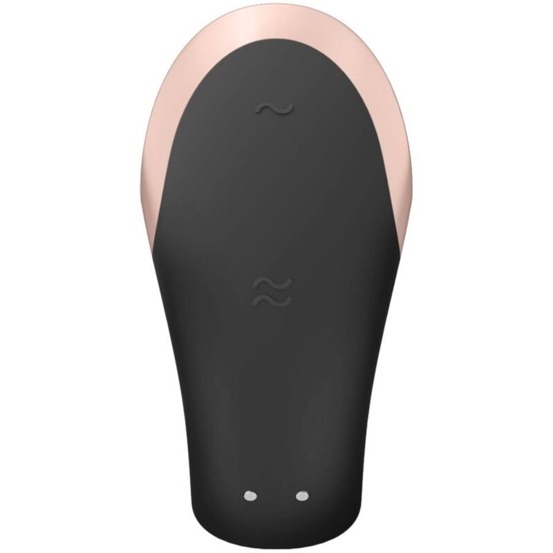 SATISFYER - DOUBLE LOVE LUXURY PARTNER VIBRATOR ZWART