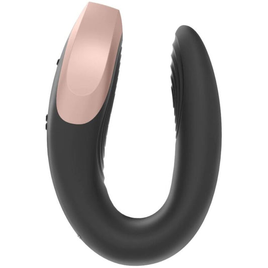 SATISFYER - DOUBLE LOVE LUXURY PARTNER VIBRATOR ZWART