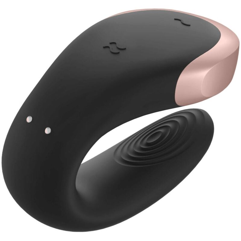 SATISFYER - DOUBLE LOVE LUXURY PARTNER VIBRATOR ZWART
