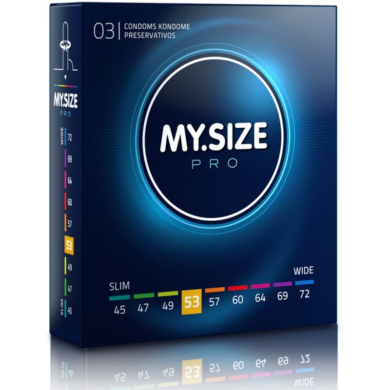 MY SIZE - PRO CONDOMS 53 MM 3 STUKS