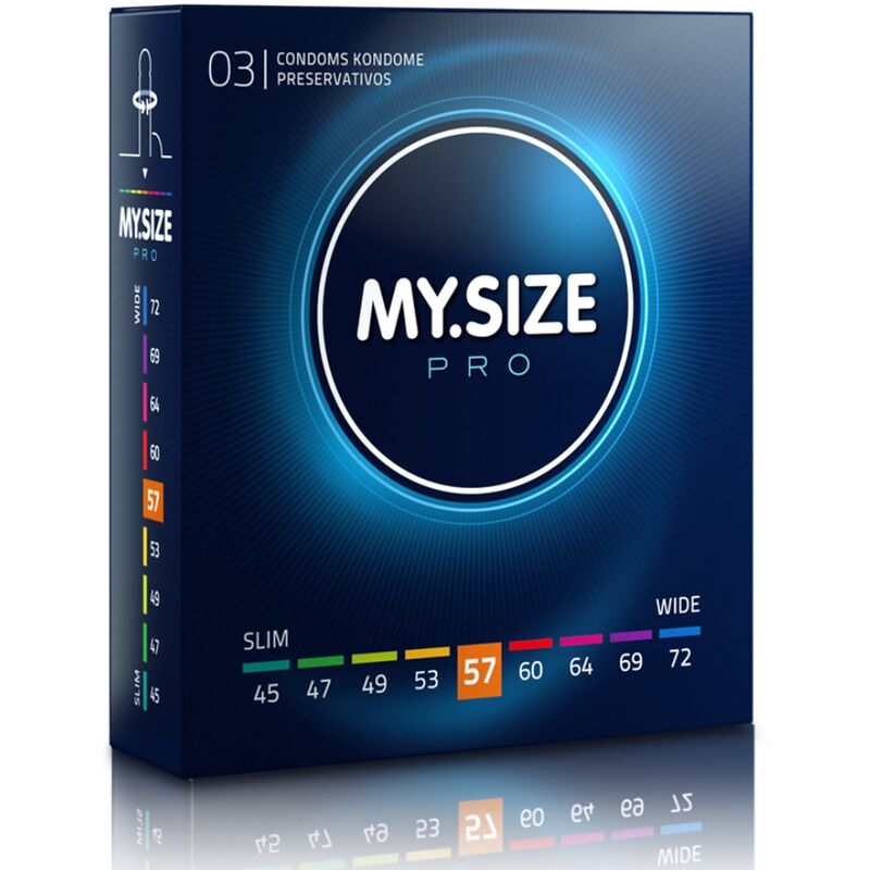 MY SIZE - PRO CONDOMS 57 MM 3 STUKS