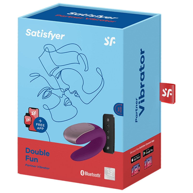 SATISFYER - DOUBLE FUN PARTNER VIBRATOR PAARS