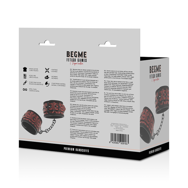 BEGME - RED EDITION PREMIUM HANDBOEIEN MET NEOPREEN VOERING