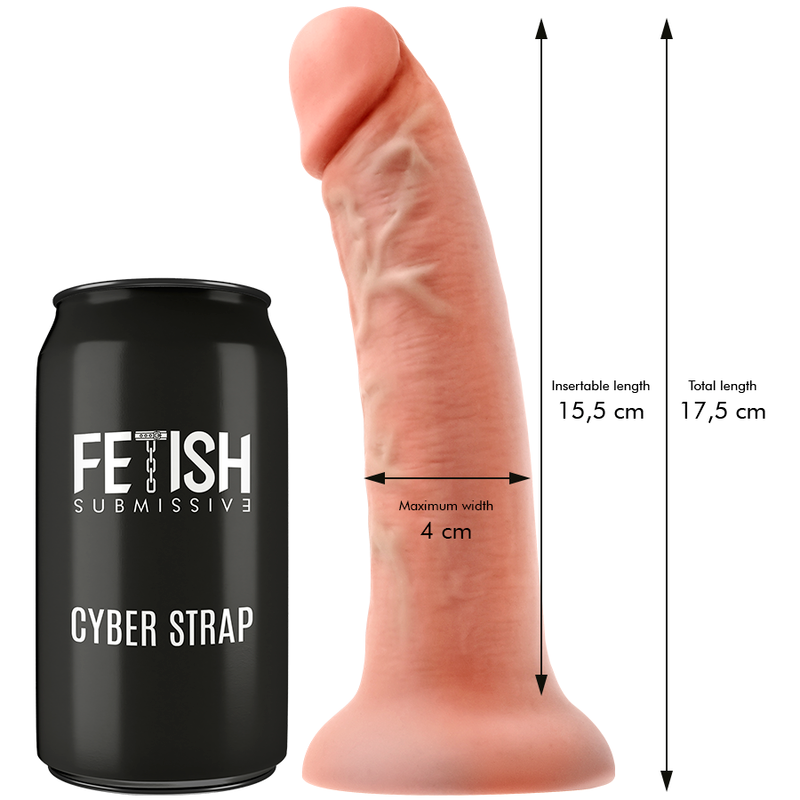 FETISJ SLAAFSE CYBER STRAP - HARNAS MET AFSTANDSBEDIENING DILDO WATCHME S-TECHNOLOGIE