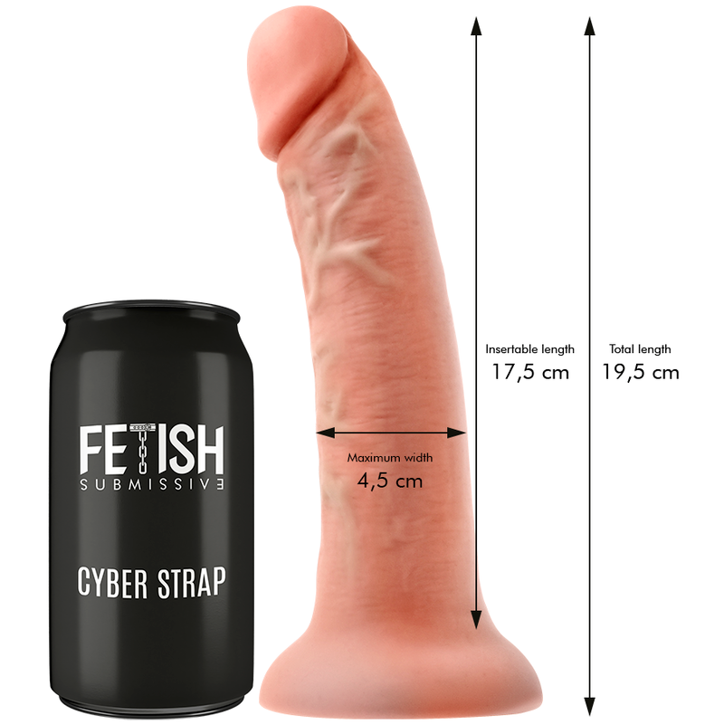 FETISH SUBMISSIVE CYBER STRAP - TUIGJE MET AFSTANDSBEDIENING DILDO WATCHME M TECHNOLOGIE