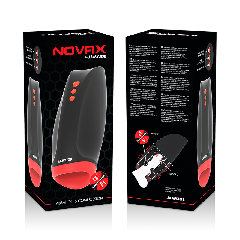 JAMYJOB - NOVAX MASTURBATOR MET TRILLING EN COMPRESSIE