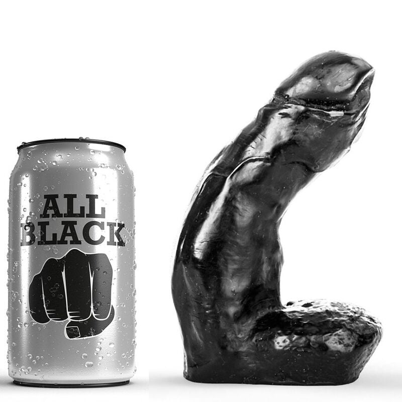 ALL BLACK - REALISTISCHE DILDO 15 CM
