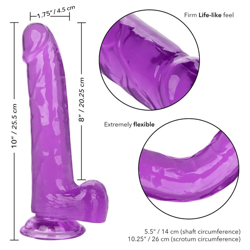 CALEXOTICS - SIZE QUEEN DILDO PAARS 20.3 CM