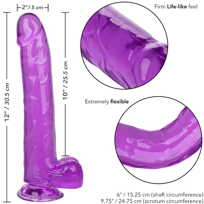 CALEXOTICS - SIZE QUEEN DILDO PAARS 25,5 CM