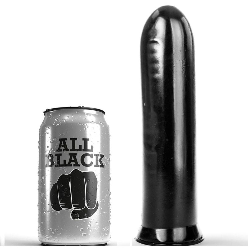 HELEMAAL ZWART - DILDO ZWART 19 CM