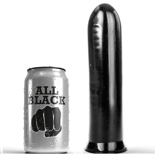 HELEMAAL ZWART - DILDO ZWART 19 CM