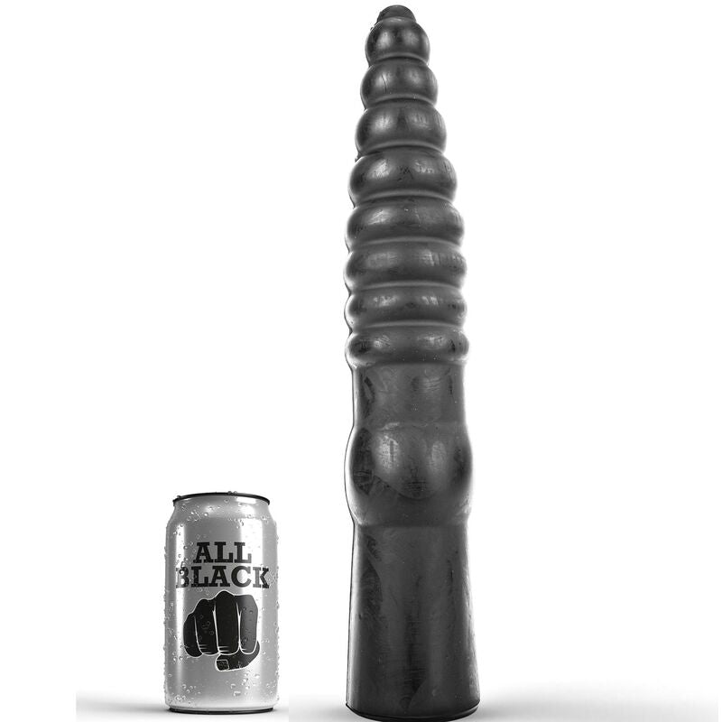 GEHEEL ZWART - ANAAL 33 CM