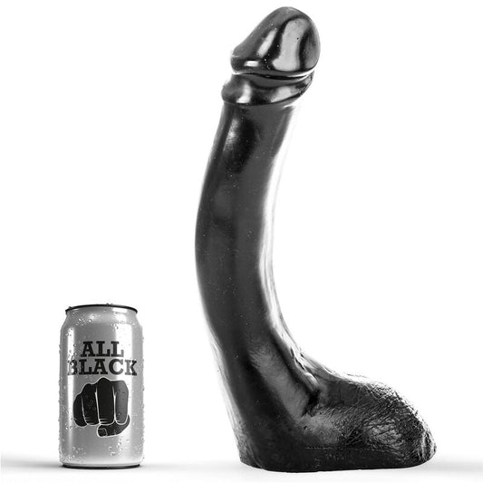 GEHEEL ZWART - DILDO 29 CM VUISTNEUKEN