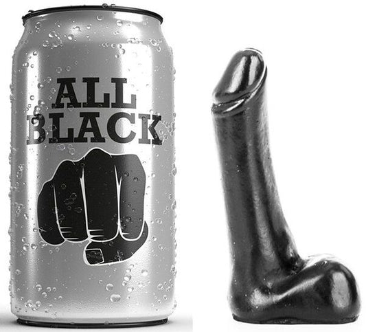 VOLLEDIG ZWART - DILDO 9 CM