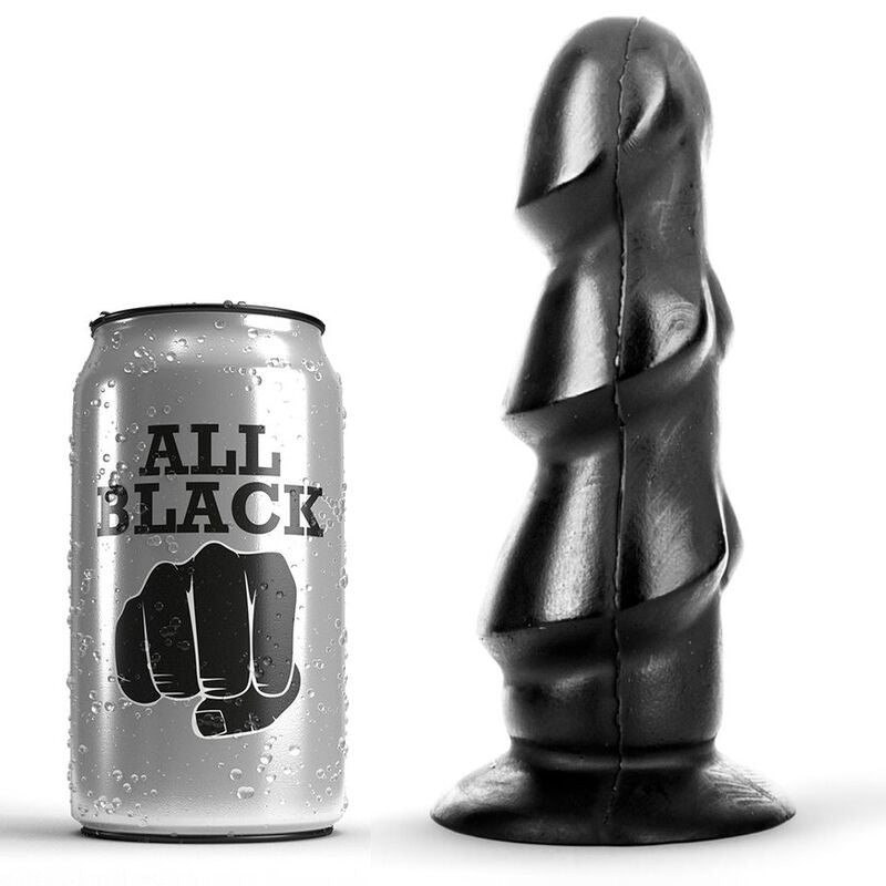 HELEMAAL ZWART - DILDO 17 CM