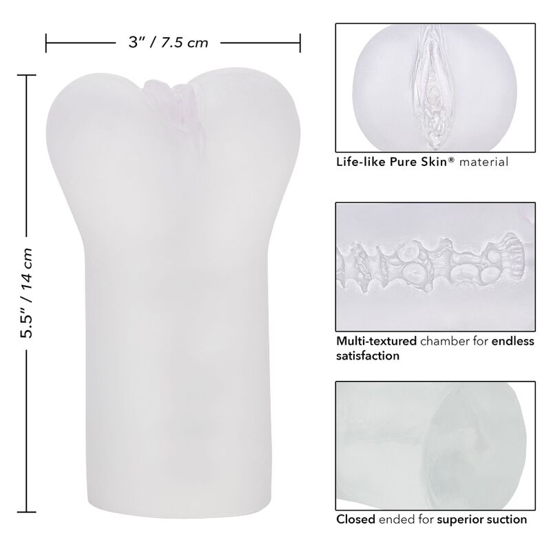 CALEXOTICS - BOUNDLESS VULVA STROKER TRANSPARANT
