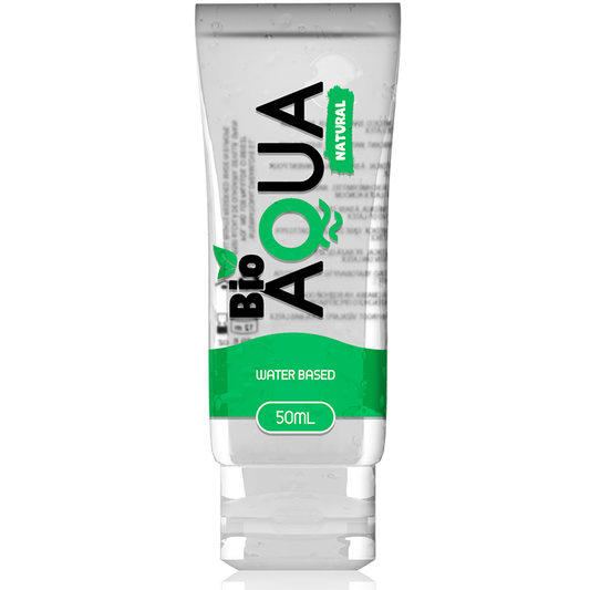 BIOAQUA - GLIJMIDDEL NATUURLIJKE INGREDIËNTEN OP WATERBASIS 50 ML