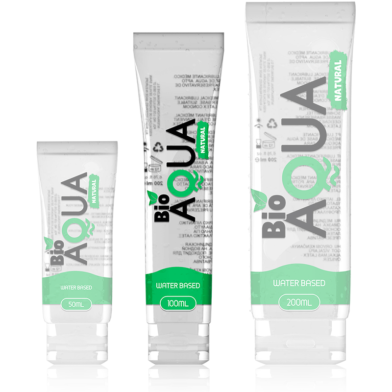 BIOAQUA - GLIJMIDDEL NATUURLIJKE INGREDIËNTEN OP WATERBASIS 100 ML