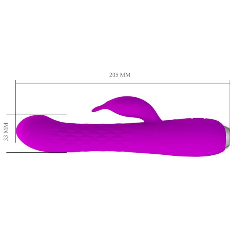 PRETTY LOVE - MOLLY VIBRATOR MET OPLAADBARE ROTATIE