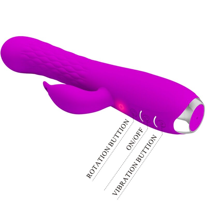 PRETTY LOVE - MOLLY VIBRATOR MET OPLAADBARE ROTATIE