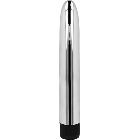 OHMAMA - KLASSIEKE ZILVEREN VIBRATOR 17,5 CM