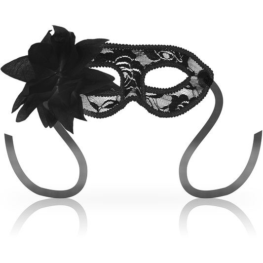 OHMAMA - MASKERS ZWART KANT EN BLOEMEN MASKERS