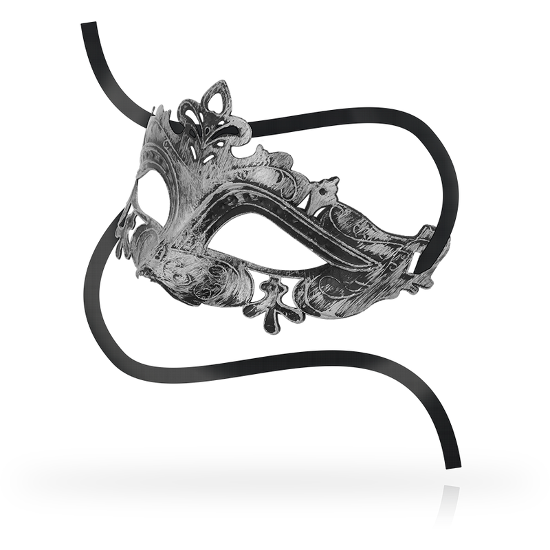 OHMAMA - MASKERS VENEZIAANSE STIJL MASKER ZILVER
