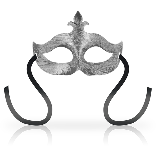 OHMAMA - MASKERS BLOEM DE LIS ZILVEREN MASKER