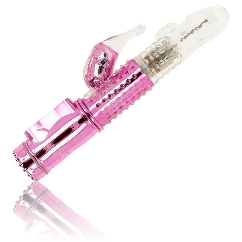 OHMAMA - VIBRATOR MET ROTATIEFUNCTIE EN CLITORISSTIMULATOR