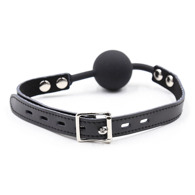 OHMAMA FETISJ - SILICONEN BALKNEVEL MET LEREN RIEM (SLOT INBEGREPEN)