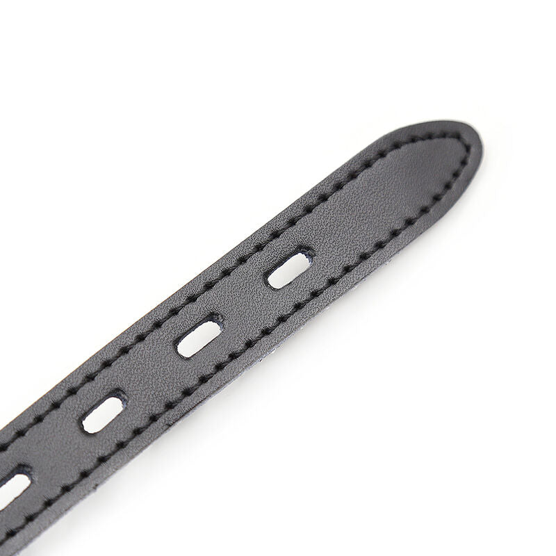 OHMAMA FETISJ - SILICONEN BALKNEVEL MET LEREN RIEM (SLOT INBEGREPEN)