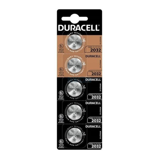 DURACELL - KNOPCEL BATTERIJ LITHIUM CR2032 3V 5 STUKS