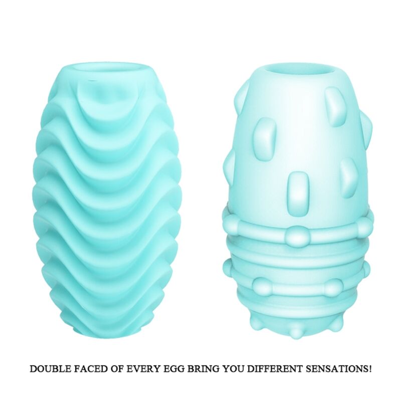 PRETTY LOVE - TURQUOISE DUBBELZIJDIG MASTURBATIE EI