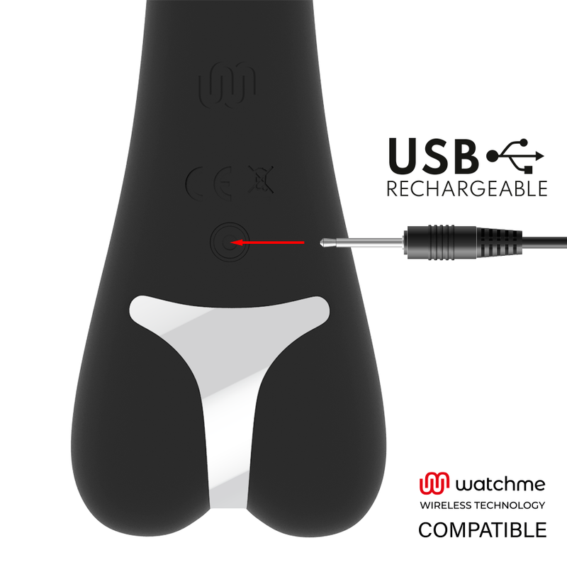 BRILLY GLAM - RYAN VIBRATOR + WATCHME AFSTANDSBEDIENING
