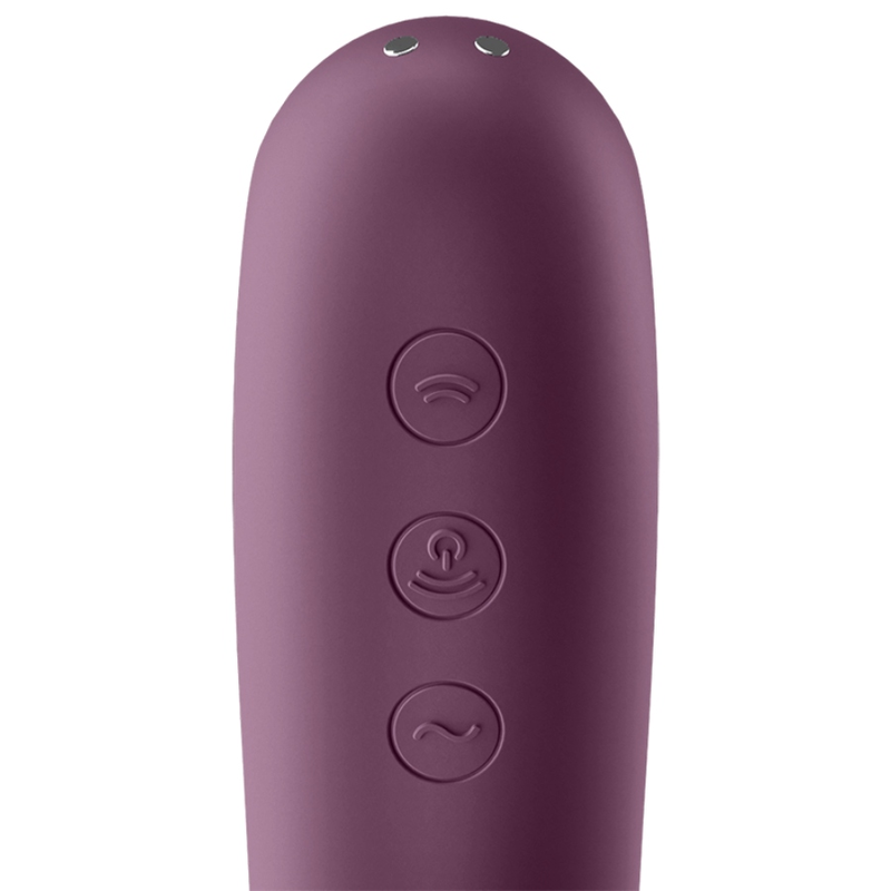 SATISFYER - DUAL KISS AIR PULSE VIBRATOR WIJNROOD