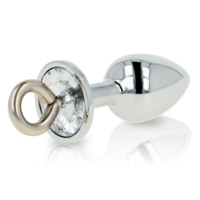 OHMAMA FETISJ METALEN ANALE PLUG MET RING