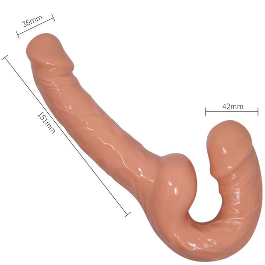 BAILE - ULTRAPASSIONATE DILDO MET HARNESS ZONDER ONDERSTEUNING