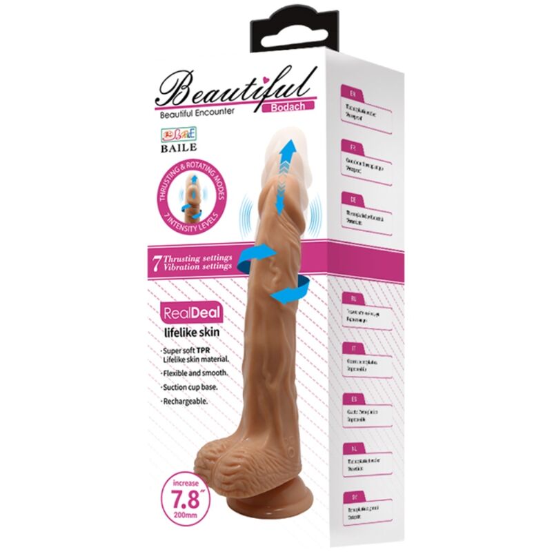 BAILE - MOOIE ONTMOETING BODACH VIBRATIE EN ROTATIE 20 CM