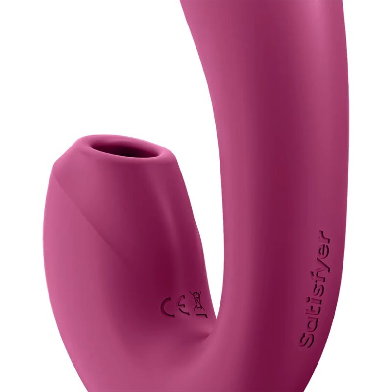 SATISFYER - SUNRAY STIMULATOR EN VIBRATOR APP RED