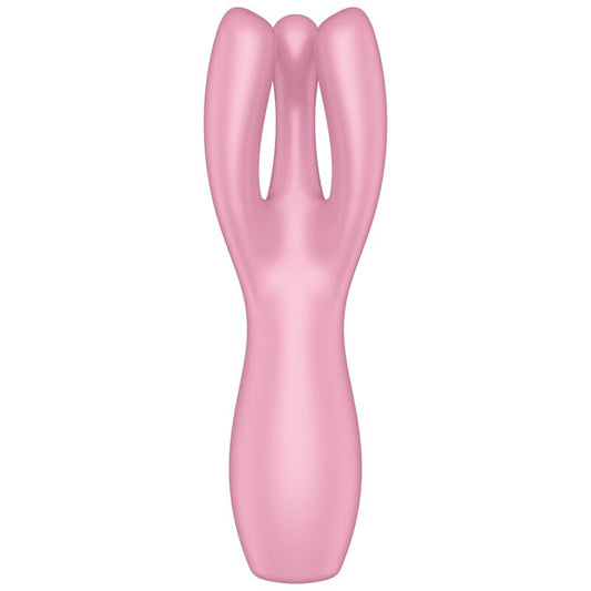 SATISFYER - THREESOME 3 VIBRATOR ROZE
