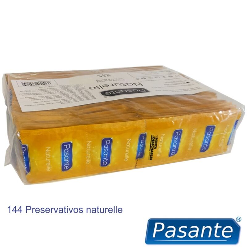 PASANTE - CONDOMS NATURELLE ZAK 144 STUKS