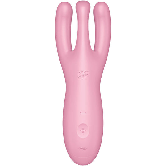 SATISFYER - THREESOME 4 VIBRADOR APP ROSA