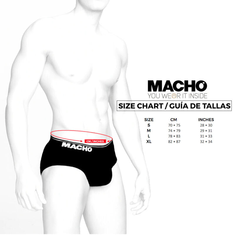 MACHO - MS24R SLIP DONKERROOD XL