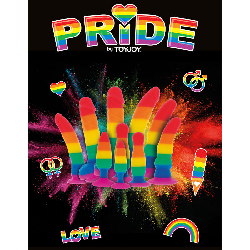 PRIDE - LGBT VLAG DILDO 19 CM