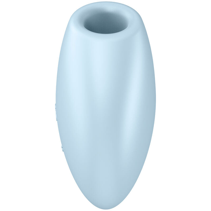 SATISFYER - CUTIE HEART LUCHTDRUK STIMULATOR & VIBRATOR BLAUW