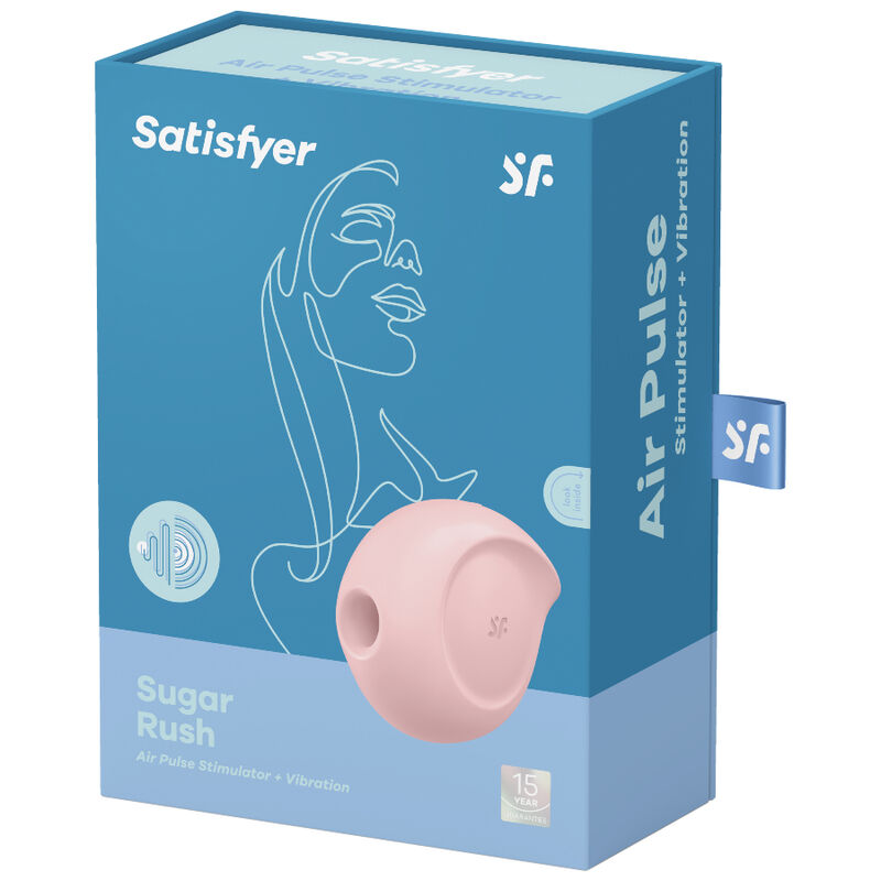 SATISFYER - SUGAR RUSH LUCHTDRUKSTIMULATOR & VIBRATOR ROZE