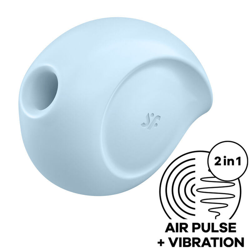 SATISFYER - SUGAR RUSH LUCHTDRUKSTIMULATOR & VIBRATOR BLAUW